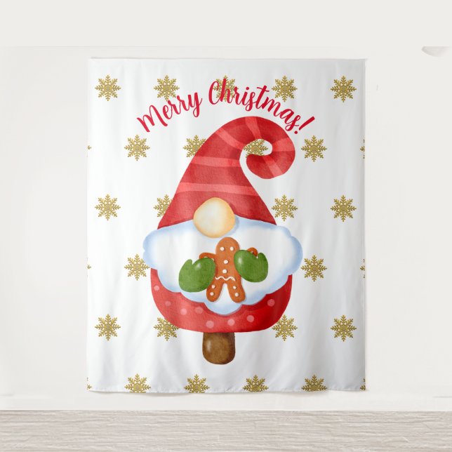 Tapete De Parede Papais noeis Gnomo (Frente)