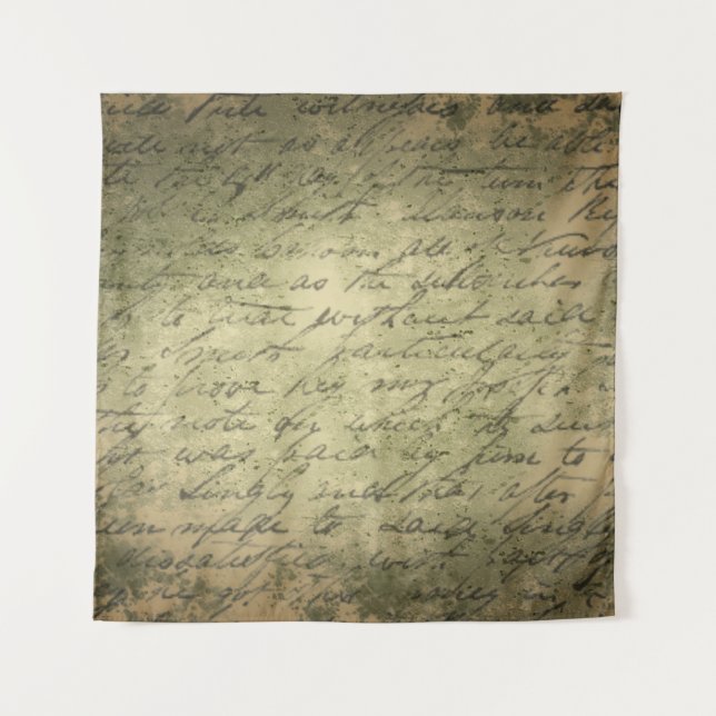 Tapete De Parede Papel antigo - letra de escrevendo (Frente)