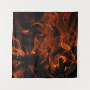 Tapete De Parede Papel de parede de incêndio vermelho
