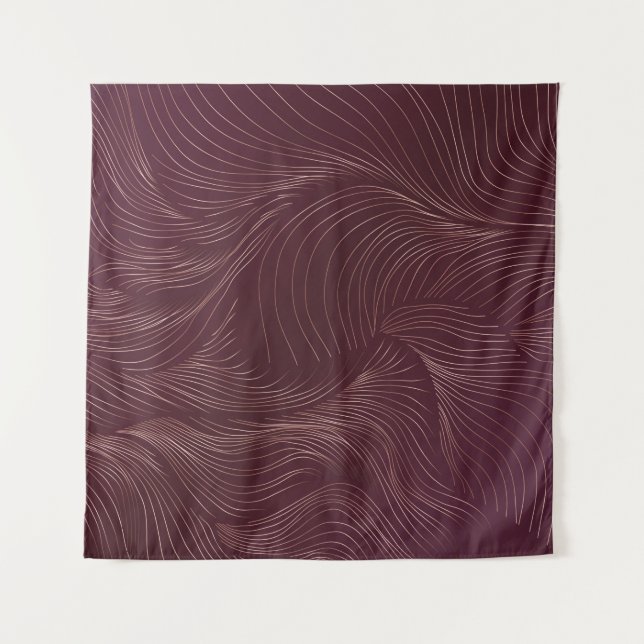 Tapete De Parede Papel de parede de ouro de luxo. Art Deco Pattern. (Frente)