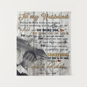Tapete De Parede Para o meu marido presente Letra Marido Casa D
