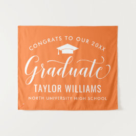 Tapete De Parede Parabéns ao nosso graduado de 2023 formatura laran