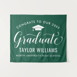 Tapete De Parede Parabéns ao nosso graduado na formatura verde