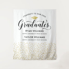 Tapete De Parede Parabéns ao nosso partido Confetti, Dourado, Forma