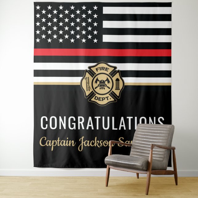 Tapete De Parede Parabéns do Sinalizador da Linha Vermelha do Bombe (In Situ)