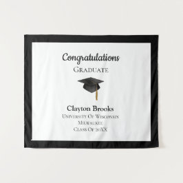 Tapete De Parede Parabéns Formando com Boné