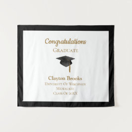 Tapete De Parede Parabéns Formando com Boné