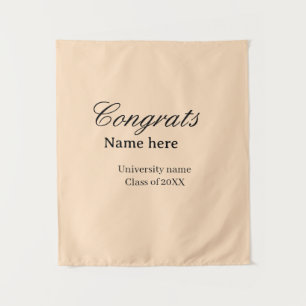 Tapete De Parede Parabéns graduado nome universidade turma de 20XX 