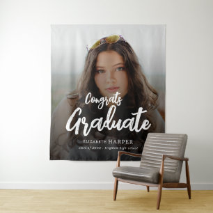 Tapete De Parede Parabéns Graduado Pincel Foto Graduação