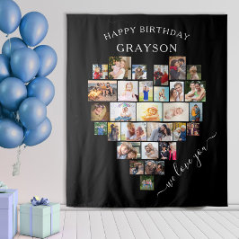 Tapete De Parede Parabéns Personalizados para Colagem de Fotos do C