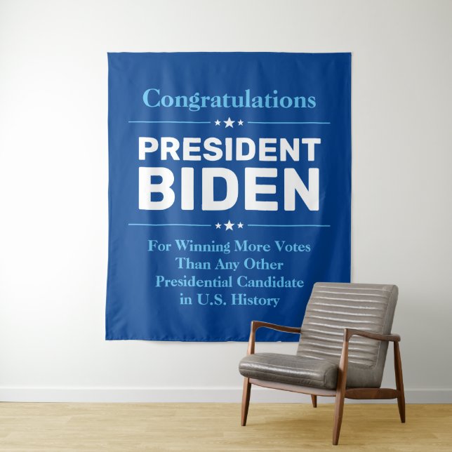 Tapete De Parede Parabéns Presidente Biden Maioria dos candidatos a (In Situ)