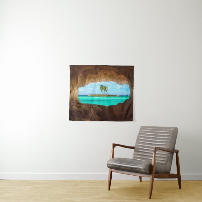 Tapete De Parede Paraíso no caribe (In Situ (Horizontal))