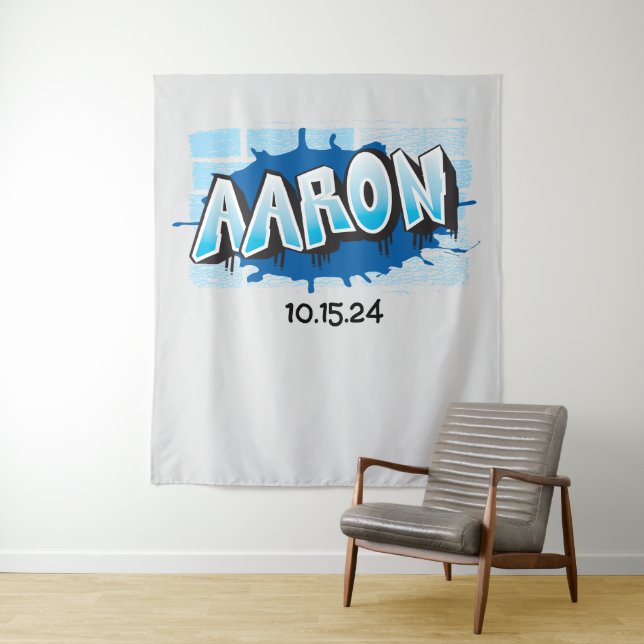 Tapete De Parede Parede de Grafite Dylan Seu Nome (In Situ)