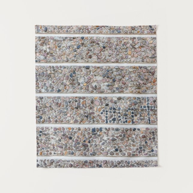 Tapete De Parede Parede de pedras de concreto (Frente)