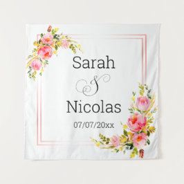 Tapete De Parede Parede personalizada para chá de noiva