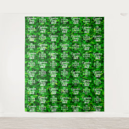 Tapete De Parede Paredes de Jardim da Festa com Tela Verde Degrau e
