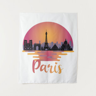 Tapete De Parede Paris Skyline - França Viagem