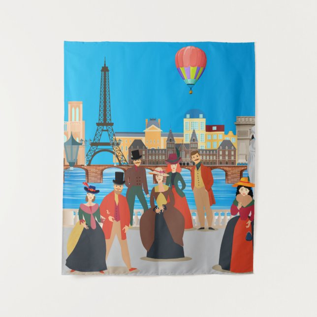 Tapete De Parede Paris vitoriana (Frente)