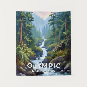 Tapete De Parede Parque Nacional Olympic Viagem a Washington
