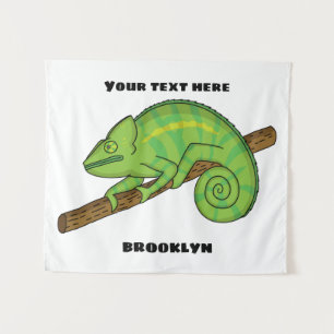 Tapete De Parede Parson's chameleon illustration