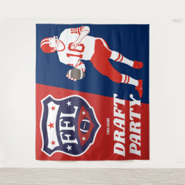 Tapete De Parede Partido do esboço do futebol da fantasia