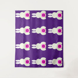 Tapete De Parede Páscoa Coelheira Roxa