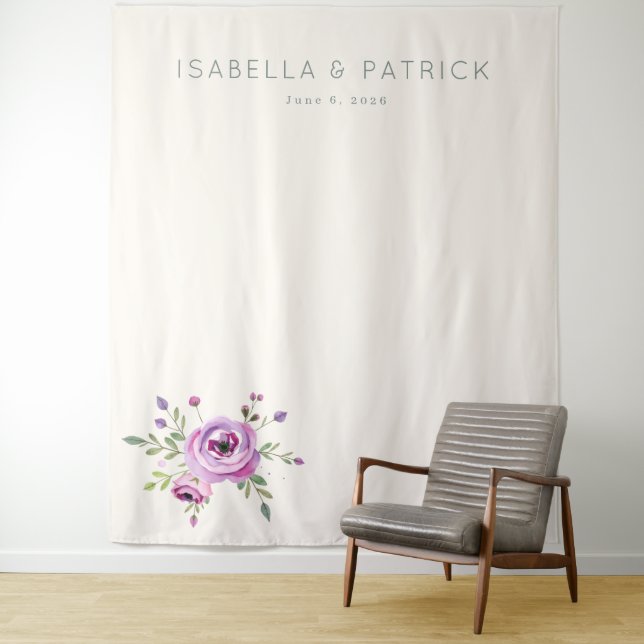 Tapete De Parede Passado Romântico Floral (In Situ)