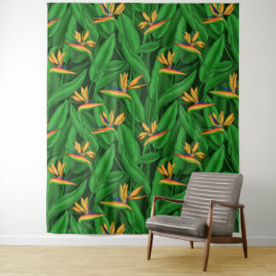 Tapete De Parede Pássaro noturno do jardim do paraíso