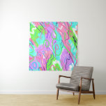 Tapete De Parede Pastel Abstrato Pop<br><div class="desc">Arte abstrato colorida com marcas expressivas</div>