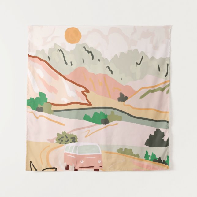 Tapete De Parede Pastel Journey (Frente)