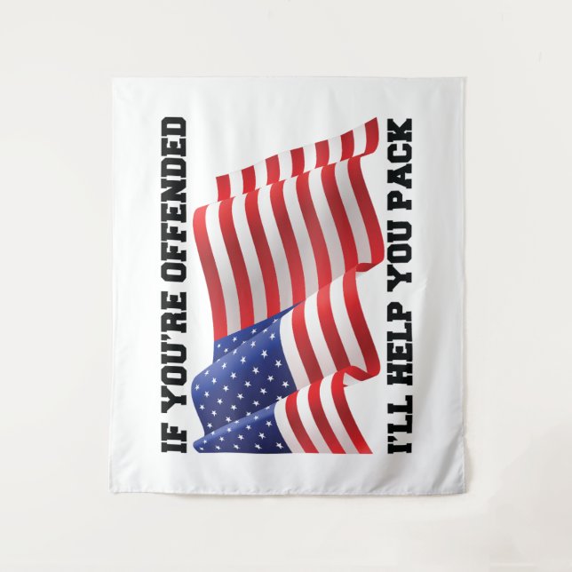 Tapete De Parede Patriota Americano (Frente)