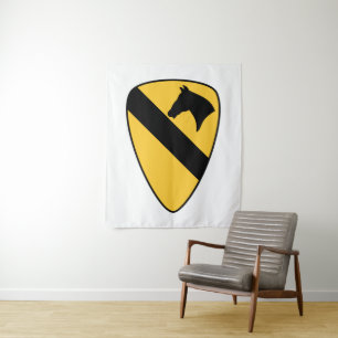 Tapete De Parede Patriótico da Divisão de Cavalaria de 1ruas