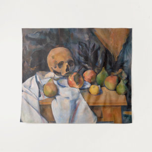 Tapete De Parede Paul Cezanne - A Vida Estática com o Crânio