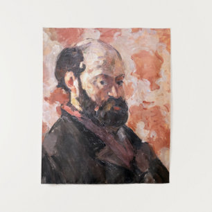 Tapete De Parede Paul Cezanne - Autorretrato com fundo rosa