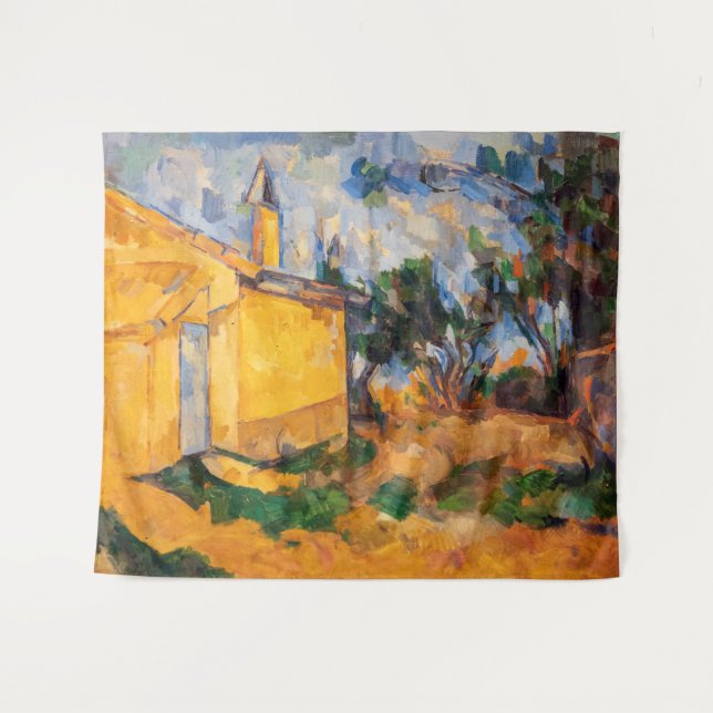 Tapete De Parede Paul Cezanne - Le Cabanon de Jourdan (Frente (Horizontal))