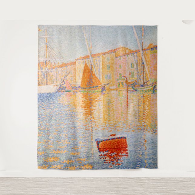 Tapete De Parede Paul Signac - A Boia Vermelha, Santo-Tropez (Frente)