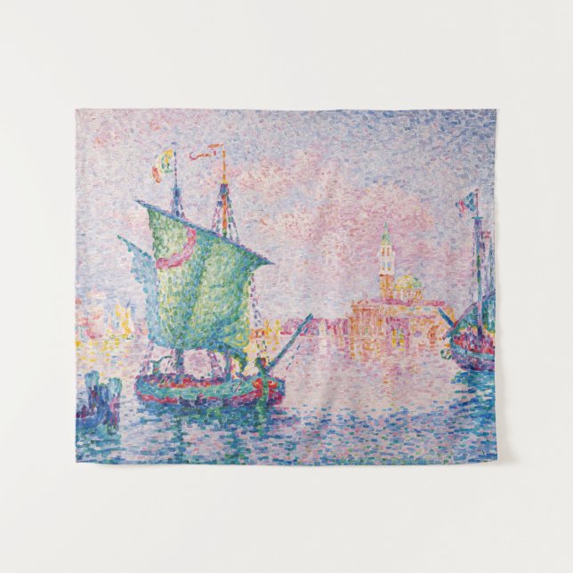 Tapete De Parede Paul Signac - Veneza, A Nuvem Rosa (Frente (Horizontal))