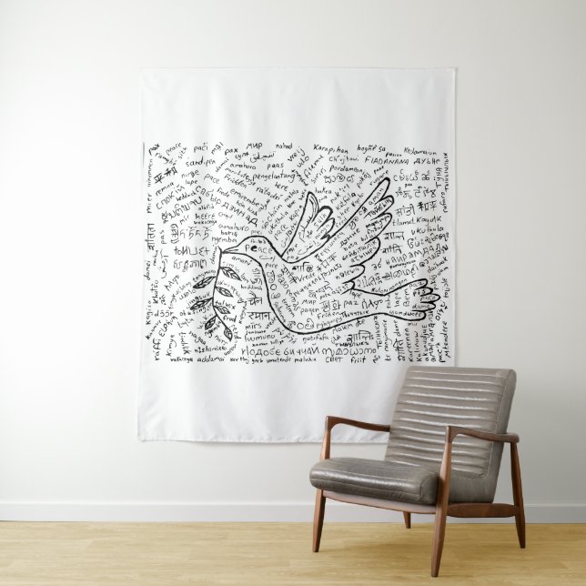 Tapete De Parede Paz em todas as línguas (In Situ)