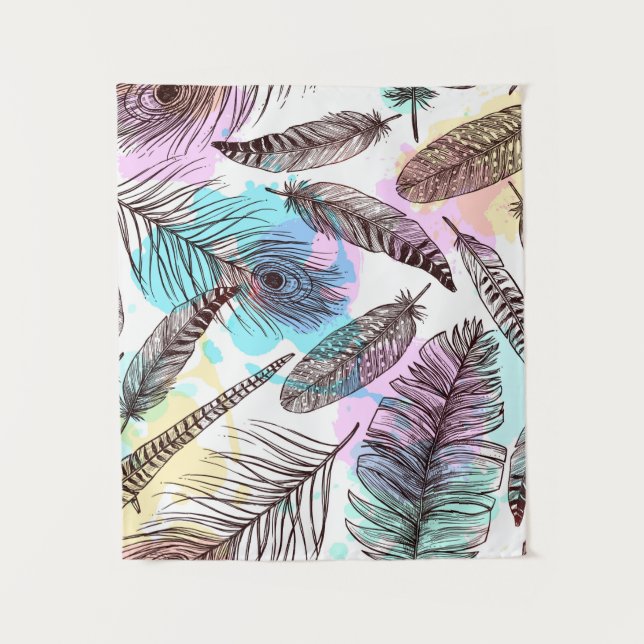 Tapete De Parede Peacock Feather (Frente)