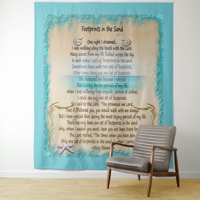 Tapete De Parede Pegadas na areia (In Situ)