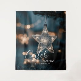 Tapete De Parede Pegue a Estrela Mágica de Natal
