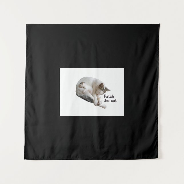 TAPETE DE PAREDE PEGUE O GATO E O COLO DELA (Frente)