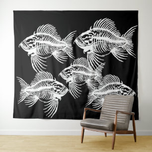 Tapete De Parede Peixes Fósseis