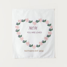 Tapete De Parede Peony Heart Honor for Mom