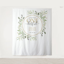 Tapete De Parede Pequena Senhorita ONEderful Primeiro Aniversário C