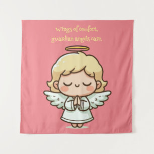 Tapete De Parede Pequeno Anjo de Oração