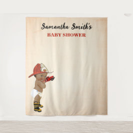 Tapete De Parede Pequeno Chá de fraldas de Bombeiros AA