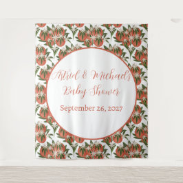 Tapete De Parede Pequeno Chá de fraldas Neutro de Clementina Cutie