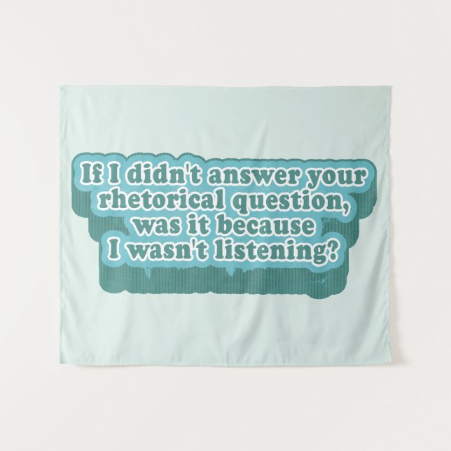 Tapete De Parede Perguntas Retóricas Gramática Engraçada (Frente (Horizontal))