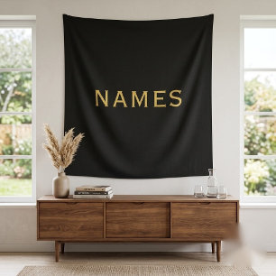 Tapete De Parede Personalizado Com Sobrenome ou Apelido Neles